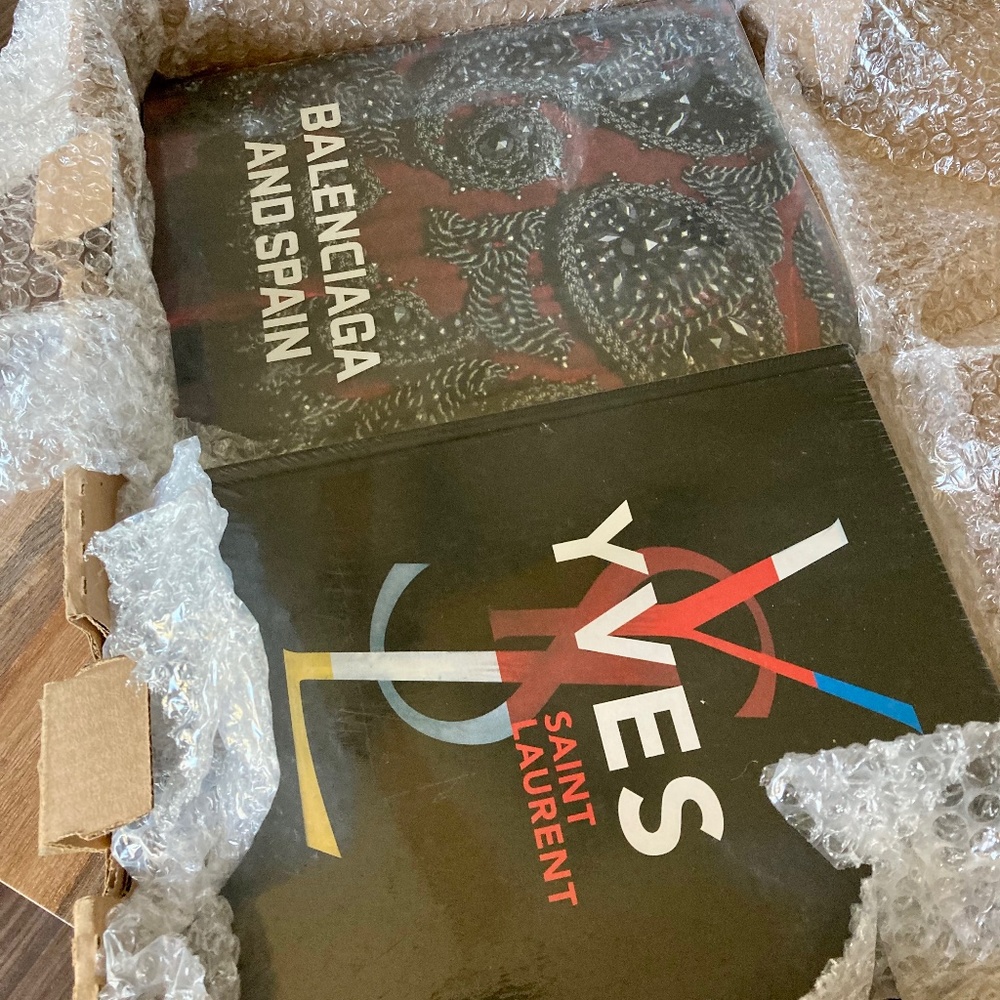 YSL & Balenciaga books